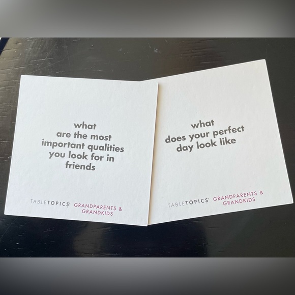 TableTopics Grandparents & Grandkids Conversation Cards - Picture 3 of 5
